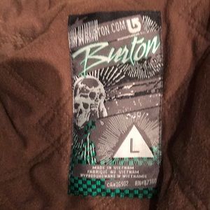 Boys Burton coat size large
